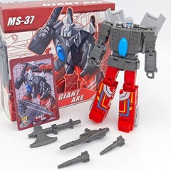 DrWu & Mechanic MS-37 MS-37D Giant Axe 14cm Transformation Broadside Figure Toys