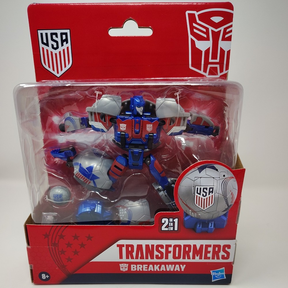 Hasbro Transformers Breakaway Brand New Action Figure Robot Toy with Soccer Ball
