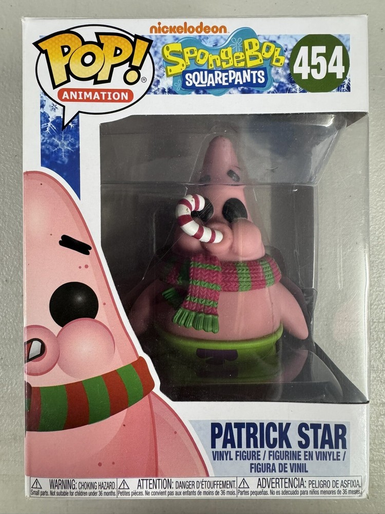 Patrick Star (Holidays) 454 ~ Nickelodeon ~ Funko Pop Vinyl + FREE POP PROTECTOR