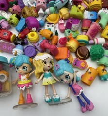 Shopkins Lot of Over 150 Figures 3 Dolls Toys from Mixed Seasons