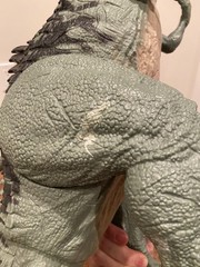 Mattel Jurassic World 41″ Long Apatosaurus And Giganotosarus Dinosaur See Pics