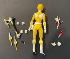 S. H. Figuarts YELLOW RANGER Mighty Morphin Power Rangers Zyuranger Tiger MMPR