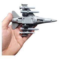 Diecast Pull Back F-16 Fighting Falcon Jets with Pullback Mechanism (6″) Die Ca