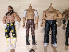 WWE Figures Parts Lot Damaged Missing Parts Flaws No Heads Mixed Elite & Regular
