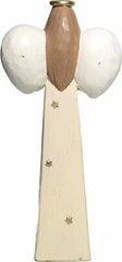 Holy Land Market Resin Faith Angel – Decorated with Stars – Medium ( 14.7 cm –