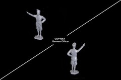 WWII German Rommel Field Marshall MARX playset plastic toy soldiers 54mm
