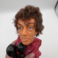RARE Vintage 1980’s Sylvester Stallone Rocky Punching Hand Puppet Pink Anchor