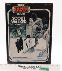 Scout Walker AT-ST 100% Complete W/ Box + INSERTS Star Wars ROTJ 1980 Kenner