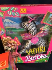 Animal Lovin’ Ken NIB, Safari Barbie Zizi Zebra & Ginger Giraffe NIB