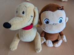 Curious George Hundley Plush Doll set Stuffed Cute Item Sun Arrow japan