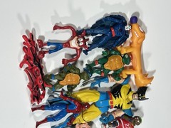 Vintage 90s Action Figures Toys Lot Of 9 Bundle TMNT Marvel Spider-Man Catdog