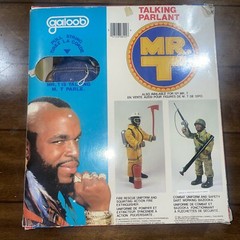 A-Team 1983 Galoob Talking Mr. T Action Figure in Box French Canadian Edition.