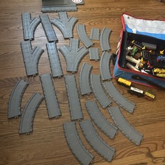 Thomas The Tank Friends Railway System Learning Britt Allcroft 1990s Set Metal