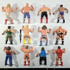LOT OF 12 WWF LJN WRESTLING SUPERSTARS ACTION FIGURES HULK HOGAN ANDRE THE GIANT