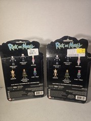 Set Of 2 Rick and Morty Purge Suit Action Figure Adult Swim Cartoon Network NIB