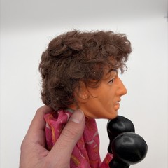 RARE Vintage 1980’s Sylvester Stallone Rocky Punching Hand Puppet Pink Anchor