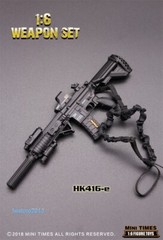 Mini Times Toys 1:6 HK416E Assault Rifle Weapon Gun For 12” Male Action Figure