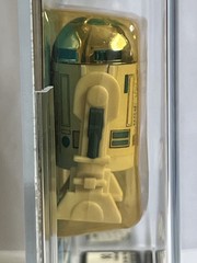 Star Wars Vintage Kenner 1985 POTF 92 Back R2-D2 w/POP UP Saber Graded AFA 90!!!