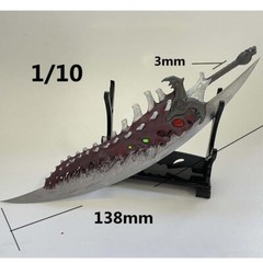 3D Hand-painted 1/10 Devil Sword Sparda Weapon Model For 7″ Action Figure