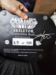 MASTERS OF THE UNIVERSE 1/1 LIFE SIZE SKELETOR EX LIGHT UP Artist Proof AP/125