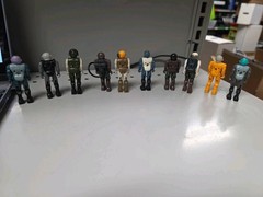 VTG 1986 Coleco Starcom Action Figures Lot Of 10