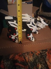 2002 Hasbro Tomy Zoids White Liger Zero Action Figure Robot Lion Tiger UNTESTED