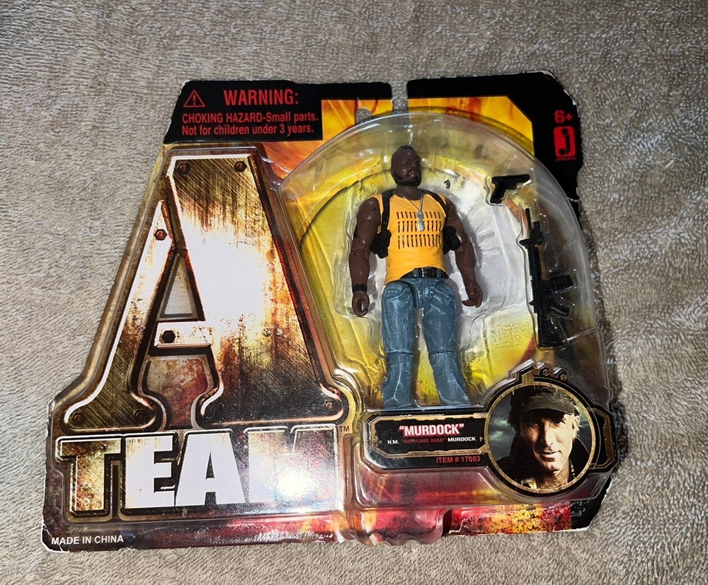 B.A. Baracus Figure on “Murdock” Card – RARE ERROR – 2010 Jazwares A-Team Movie