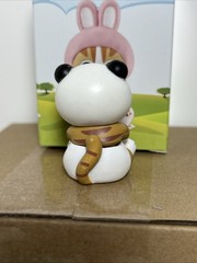 Mofusand Sitting Cat in Panda Costume 1.5” Figure New