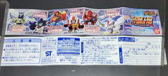 (7) BANDAI 2004 SD Mecha Gashapon Figures / SRW & Evangelion + Inserts!