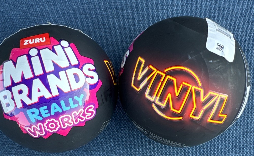 Zuru Mini Brands Really Works VINYL 2 Capsules RECALLED NEW