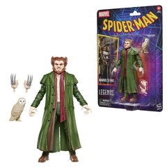 Marvel Legends Series Marvel’s Owl, Retro Cardback Spider-Man 6 Inches, Brown