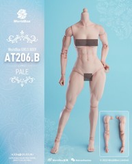 Worldbox AT206B 1/6 Female Pale Skin Muscle Super Flexible Joint Body 12”Figure