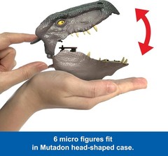 Jurassic World Rebirth Micro Adventure Mutadon Head Interactive Playset New Toy