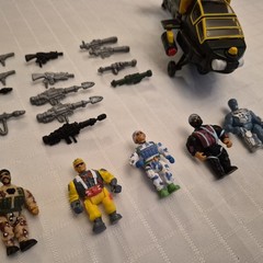 LOT Vintage 1993 Military Muscle Men San Francisco Toymakers Mighty Helicopter