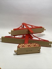 Huge Wooden Train Track Lot Approx. 101 Pieces Melissa & Doug Thomas And Brio