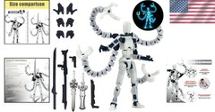 T13 Fully Jointed 3D Printed Figure with Weapons