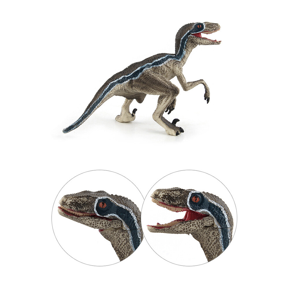 Jurassic Dinosaur Realistic Model Velociraptor Raptor Figure For Kids Dino Toy