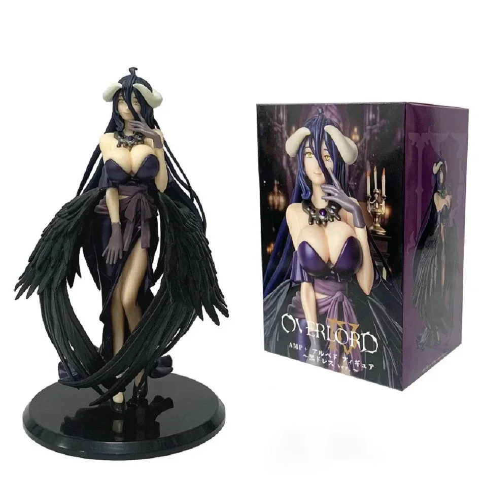 24CM Overlord Albedo Armor Figure King Undead PVC Anime Model Collectible Toy