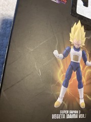 Bandai Dragon Ball Z Dragon Stars Series Super Saiyan 3 Vegeta Daima Ver DMG Box