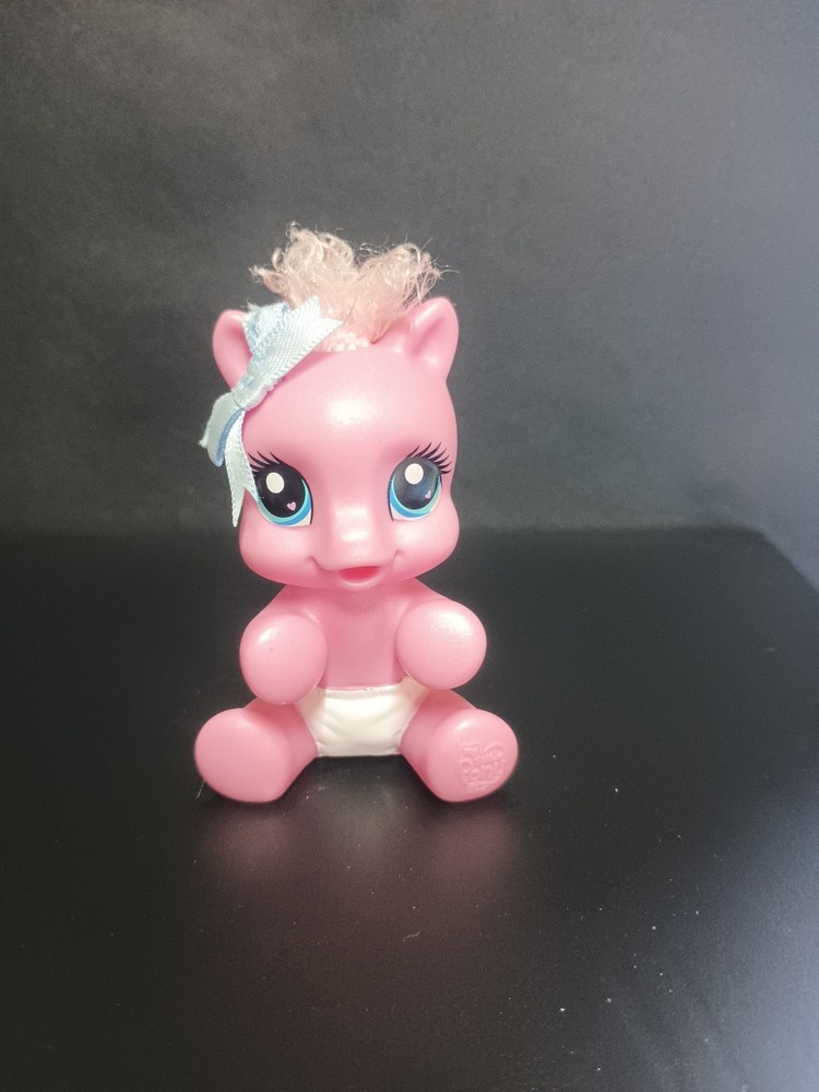 My Little Pony Baby Newborn Cuties MLP Hasbro Pinkie Pie In White Diaper 3”