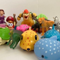Figure Set 30 Anime Figure Animals Cars MultiColor Collection Ready to Use