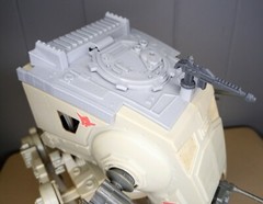 Star Wars Kenner AT-ST Parts – Replacement Top Canopy, Hatch & Gun 3D Printed