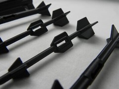 3D Printed Replacement Munitions Set of 6 Missiles for 1983 Gi Joe Sky Striker