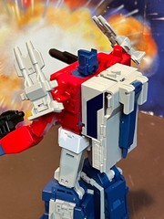 Custom 3D printed chest and back filler upgrade for DX9 Mini Superman