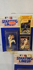 Kenner 1990 Starting Lineup Will Clark San Francisco Giants MLB Figures Lot Of 3