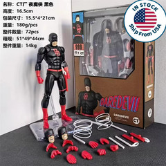 CT Toys Shadowland Daredevil Comic Ver. Black Suit Action Figure US STOCK