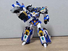 Metal Cardbot W BLUECOP W Transforming Patrol Car Robot Korean Toy 2025