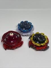 Takara Tomy Lost Longinus Lot of 3 (Red, Gold, Normal Ver) Beyblade Burst