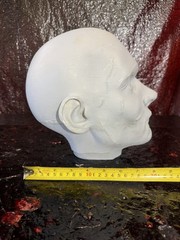 EDWARD SCISSORHANDS 3D PRINT HEAD SCULPT 1:1 RATIO LIFE SIZE