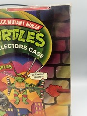 Vintage 1991 TMNT Teenage Mutant Ninja Turtles Collectors Case For 12 Figures